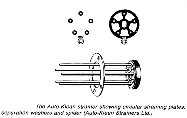The Auto-Klean strainer
